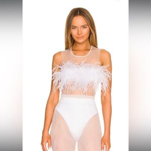 The Bar : Marcel Top in Blanc